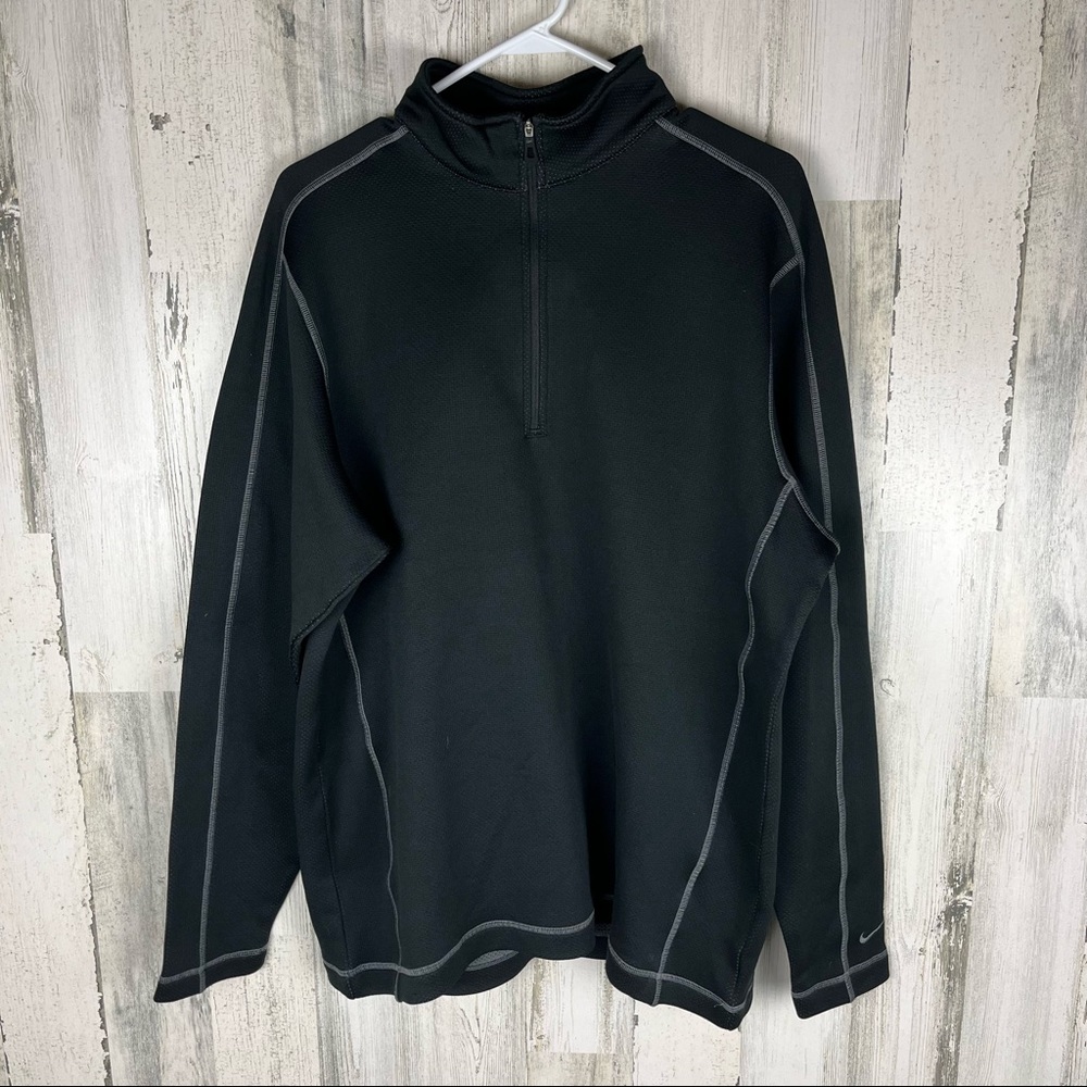 Nike Men’s Dri-Fit Black Full Zip Golf Jacket